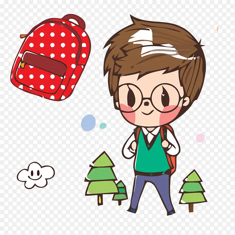 上学的学生PNG图片素材下载_图片编号7733576-PNG素材网