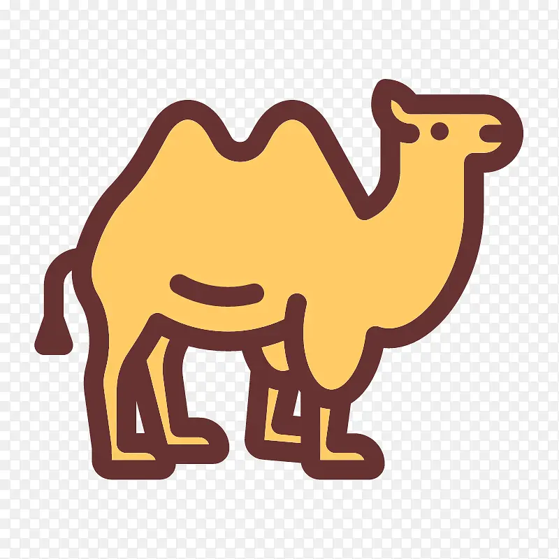 手绘骆驼