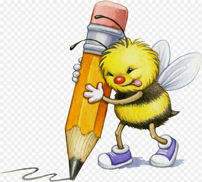 写字的小蜜蜂