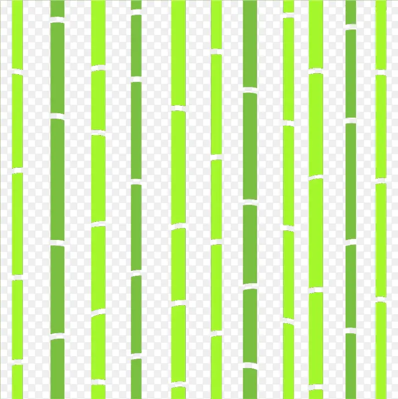 绿色手绘竹节