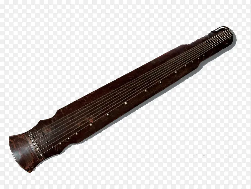 传统乐器杉木古琴