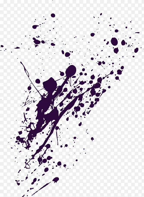 抽象紫色水滴