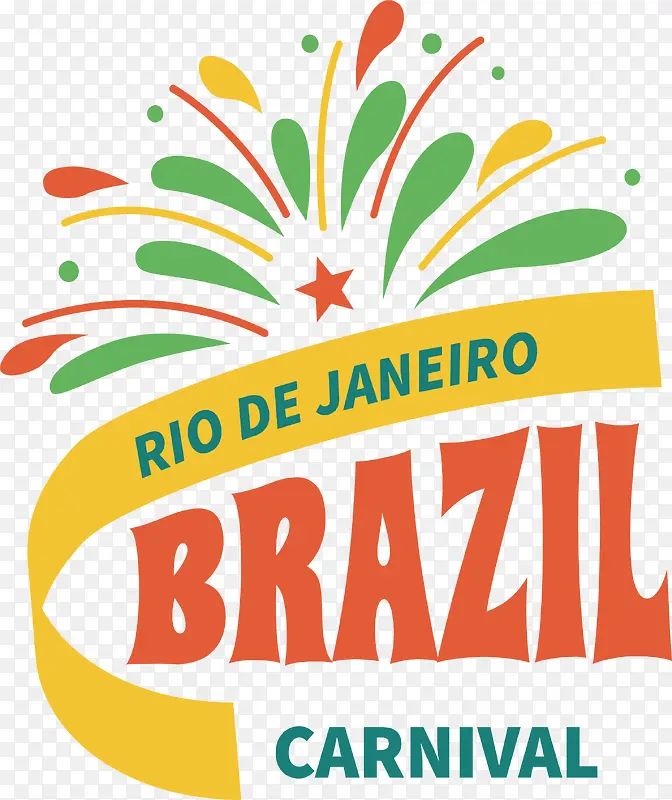 巴西嘉年华庆祝标签