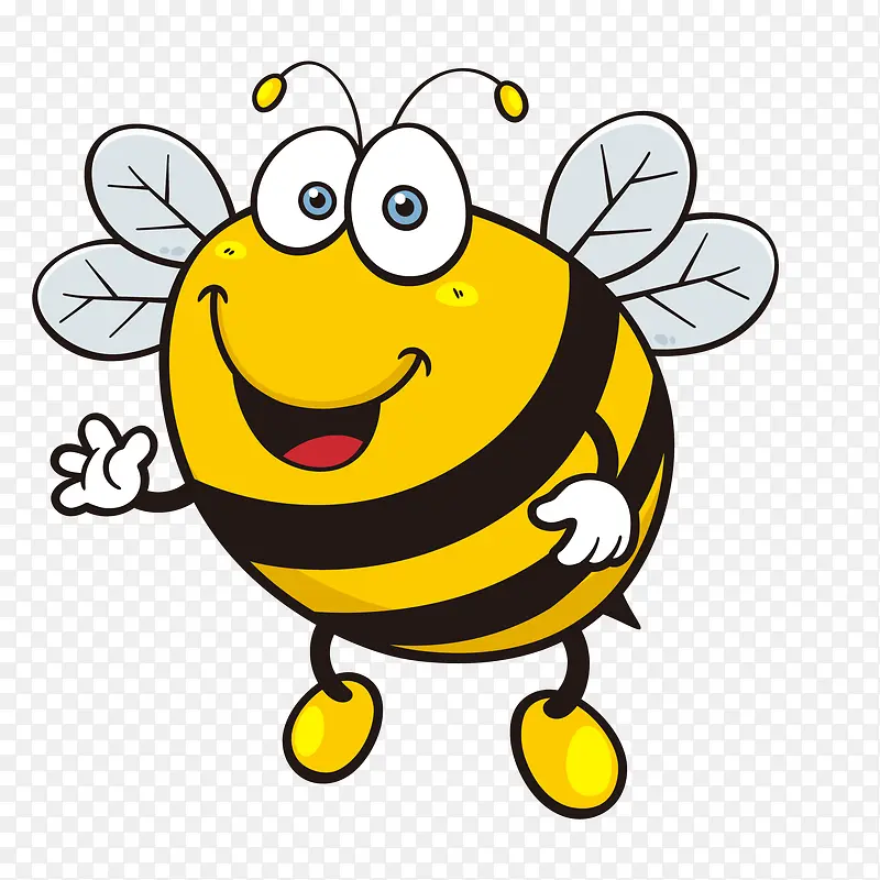 卡通小蜜蜂昆虫设计