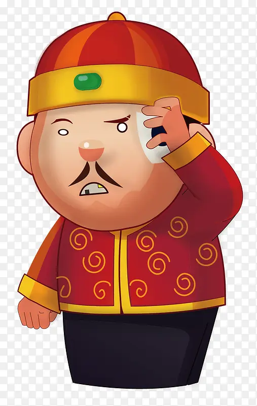 矢量图烦恼的地主PNG图片素材下载_图片编号7748682-PNG素材网