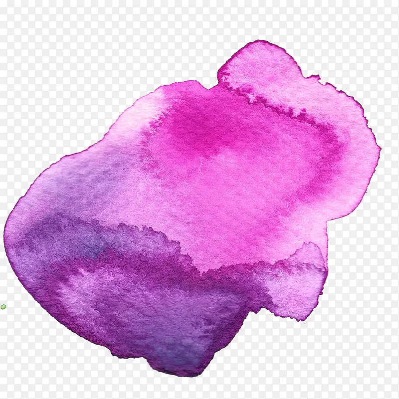 水粉笔触紫色