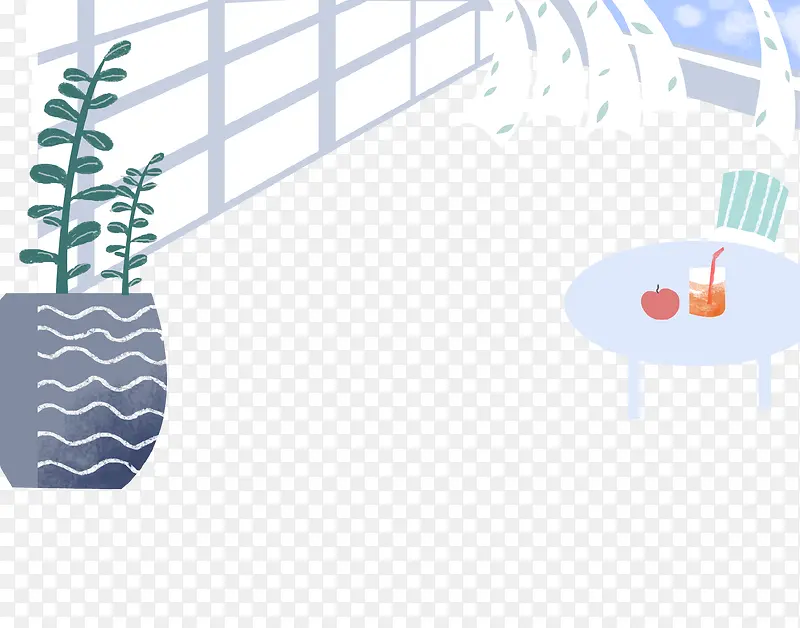 创意室内矢量插画免抠PNG图片素材下载_图片编号7751831-PNG素材网