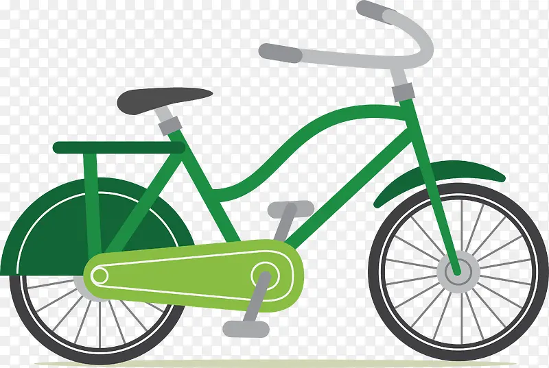 绿色脚踏车