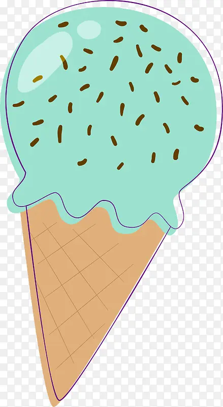 卡通手绘冰淇淋PNG插画装饰