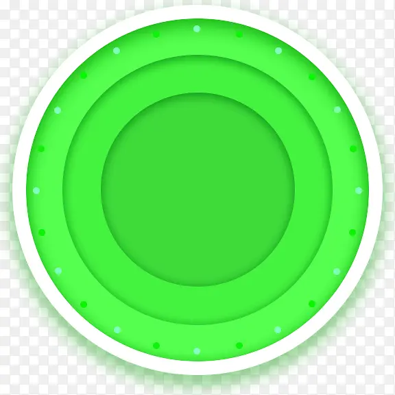 绿色环保圆圈
