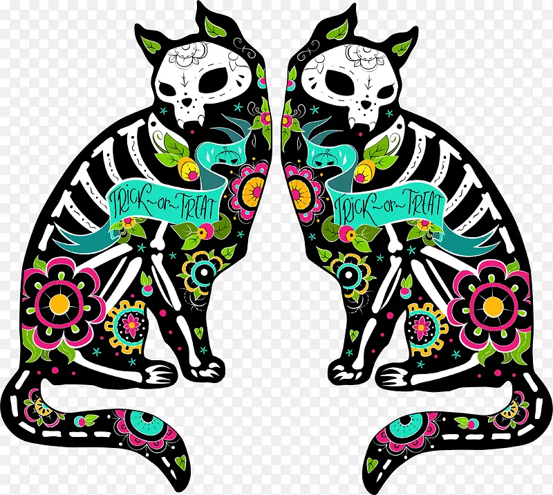 墨西哥风格猫咪装饰设计