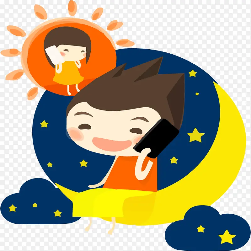 矢量免费通话插画PNG图片素材下载_图片编号7759270-PNG素材网