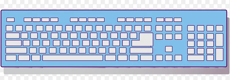 矢量键盘装饰图案