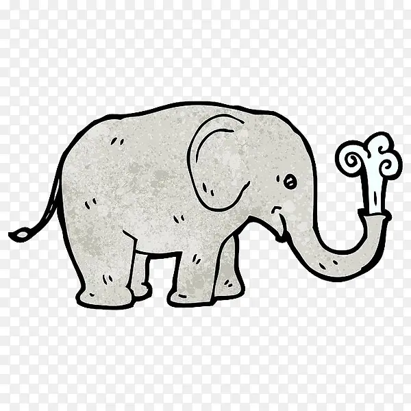 一头可爱的大象