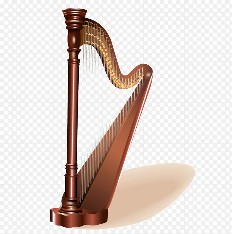 乐器竖琴
