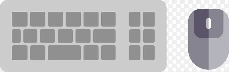 键盘矢量装饰元素