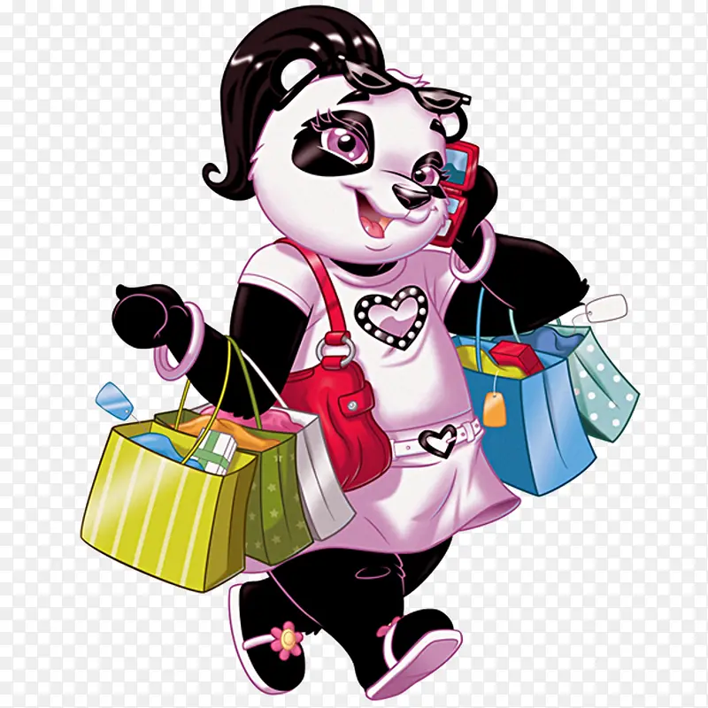 购物达人熊猫妈妈