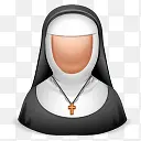 修女女性图标