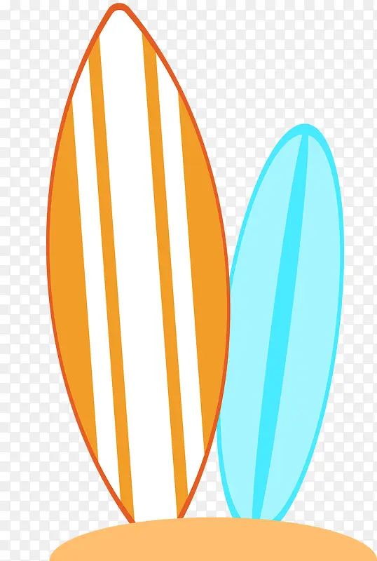 冲浪板矢量夏威夷