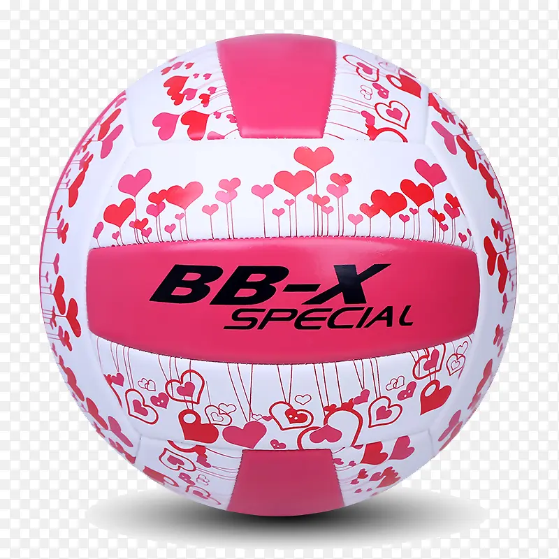粉色充气软式排球