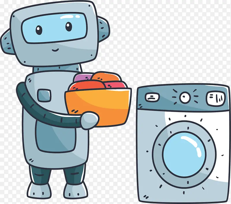 洗衣服做家务的机器人