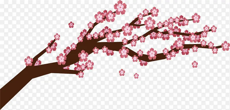 精美的桃花树枝PNG图片素材下载_图片编号7770266-PNG素材网