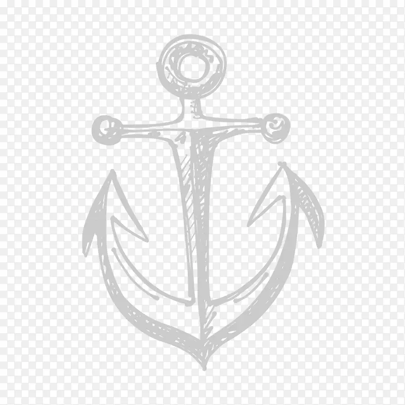 粉笔手绘时尚图案锚PNG图片素材下载_图片编号7770741-PNG素材网