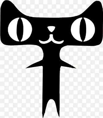 黑色天猫标志创意元素小图标