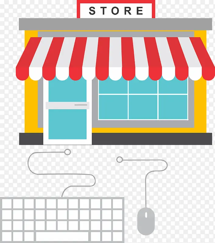 手绘卡通商店STOREPNG图片素材下载_图片编号7777920-PNG素材网