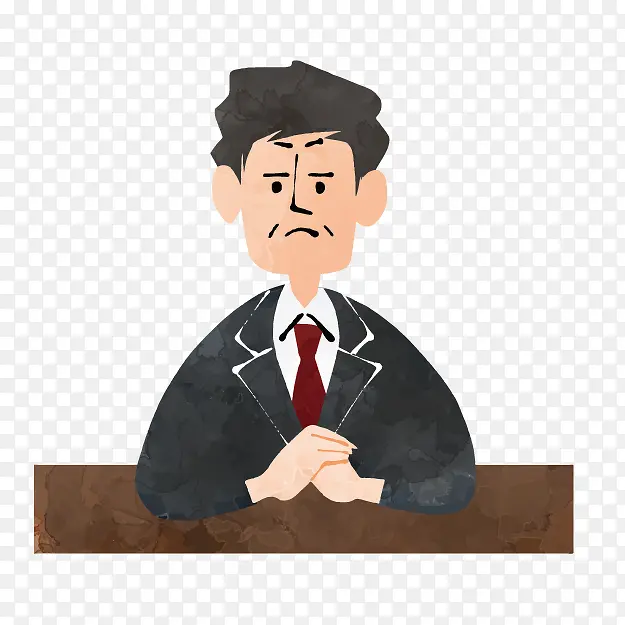卡通严厉小人PNG图片素材下载_图片编号7778377-PNG素材网