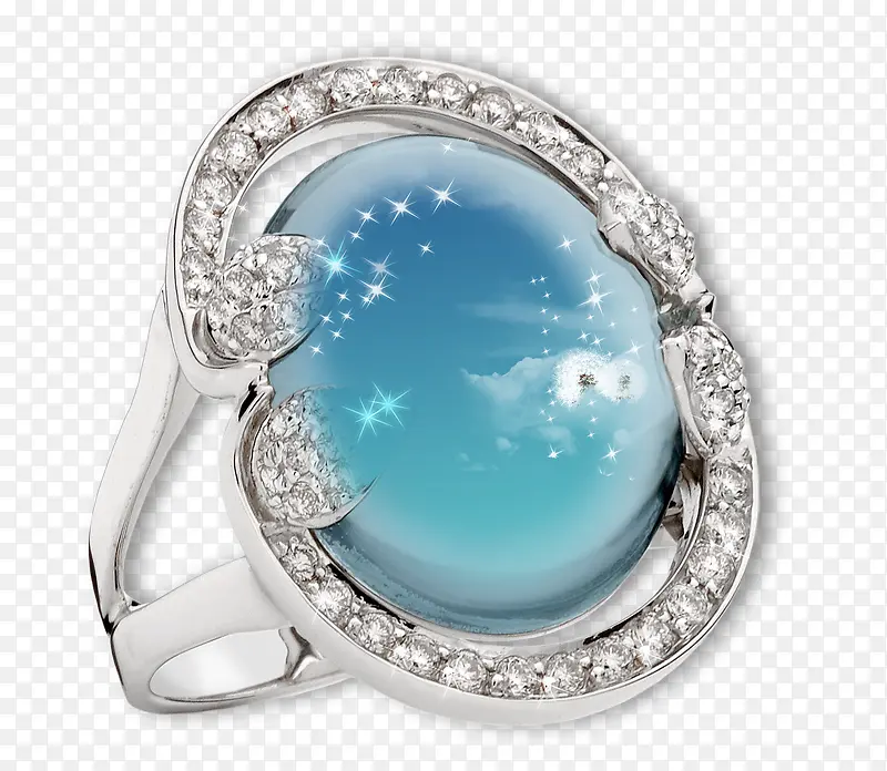 蓝宝石戒指相框