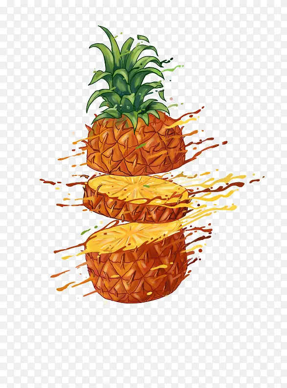 彩绘创意菠萝