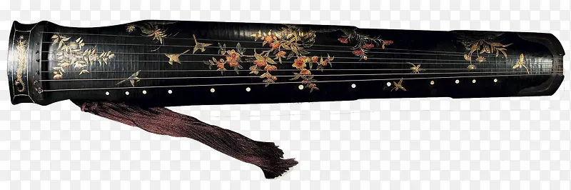 黑色提花儿中国风古琴