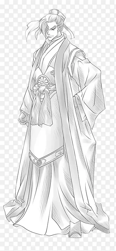 卡通手绘古代人物服饰PNG图片素材下载_图片编号7783696-PNG素材网