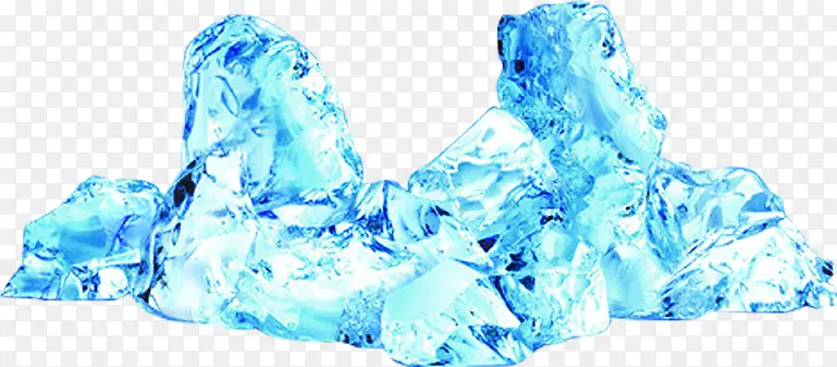 冰山设计蓝色效果图
