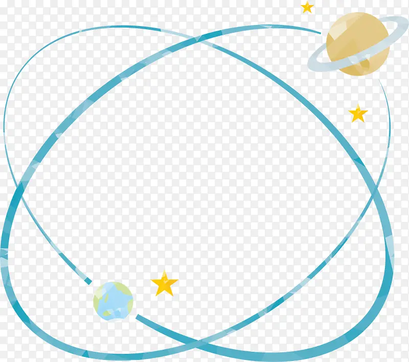 蓝色线条星环星系
