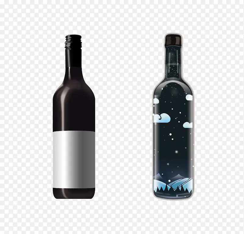 葡萄酒瓶创意设计