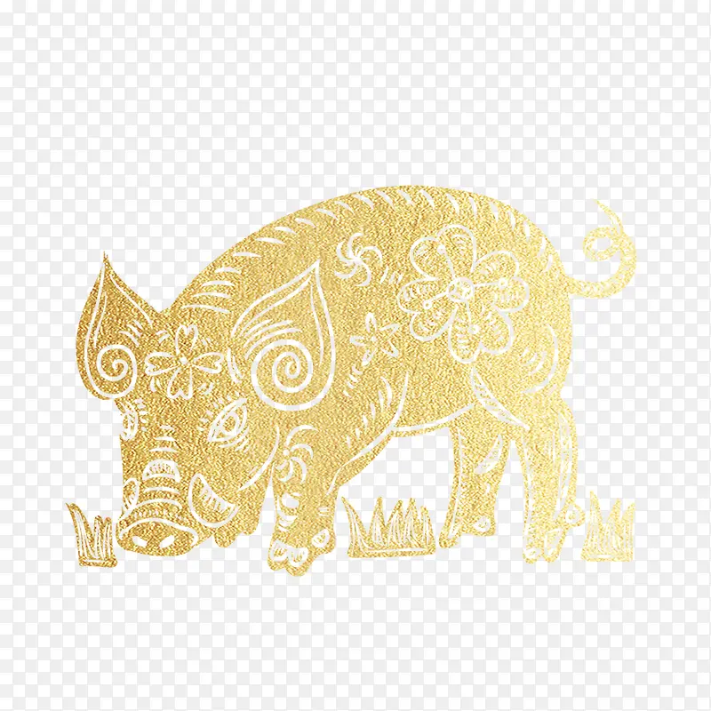 2019金猪春节海报背景素材PNG图片素材下载_图片编号7791286-PNG素材网