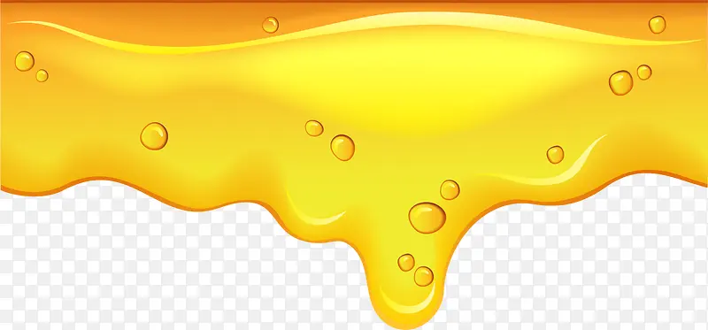 黄色蜂蜜液体