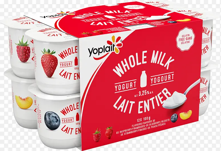 实物yoplait进口果味酸奶免抠