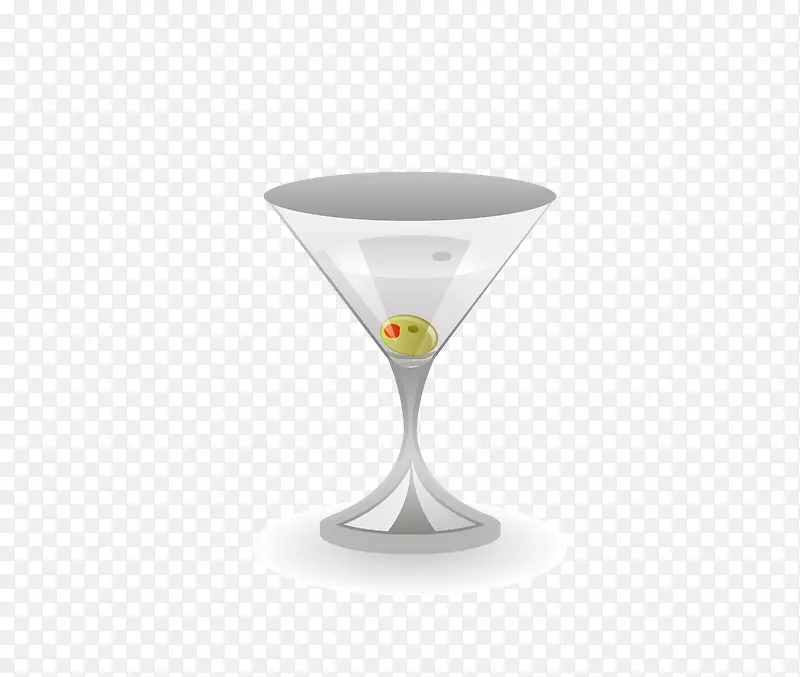 透明玻璃饮料杯矢量图免费下载