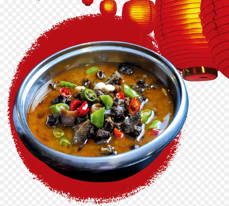 中国传统热辣口味美食