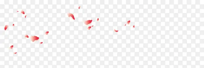 粉红花瓣漂浮散落