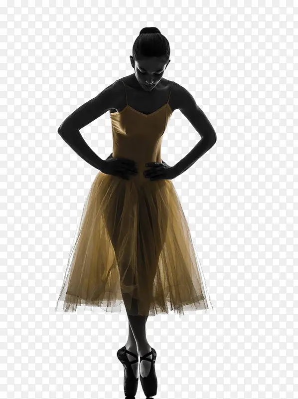 黄色芭蕾舞裙纱裙