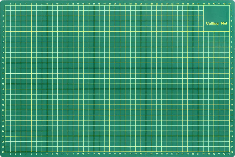 绿色物理绘图网格线实验纸
