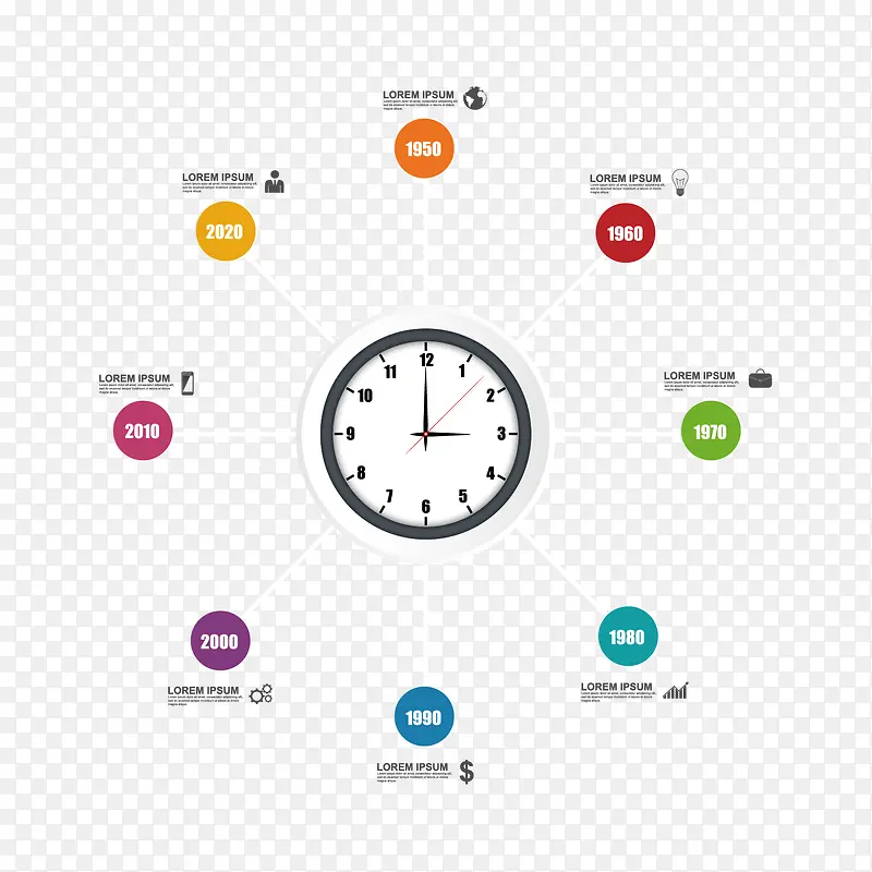 时间管理信息图表