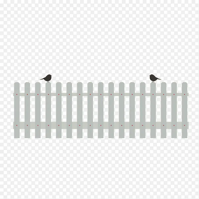 木栅栏护栏