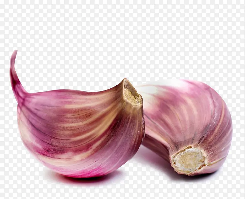 紫色的大蒜
