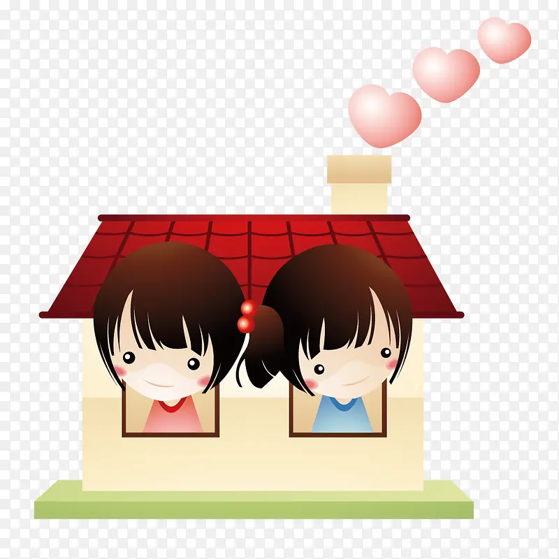 房子里的小孩PNG图片素材下载_图片编号7812756-PNG素材网