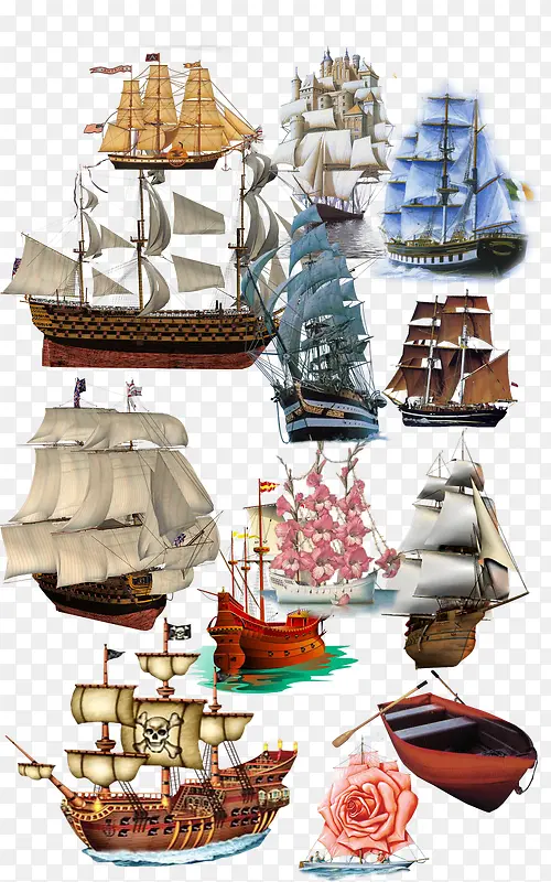 古代帆船合集